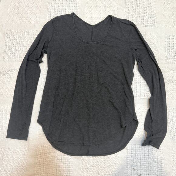 Lululemon Athletica medium Love Scoop casual long sleeve tee TLS2 2880 - Picture 6 of 8